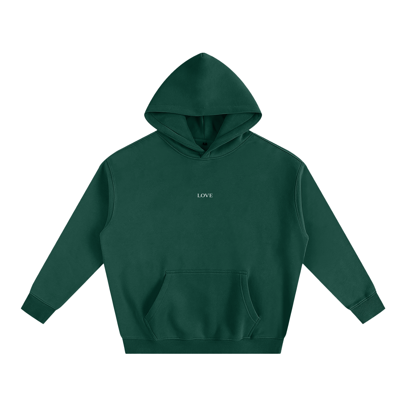 Oversized Hoodie - White Type