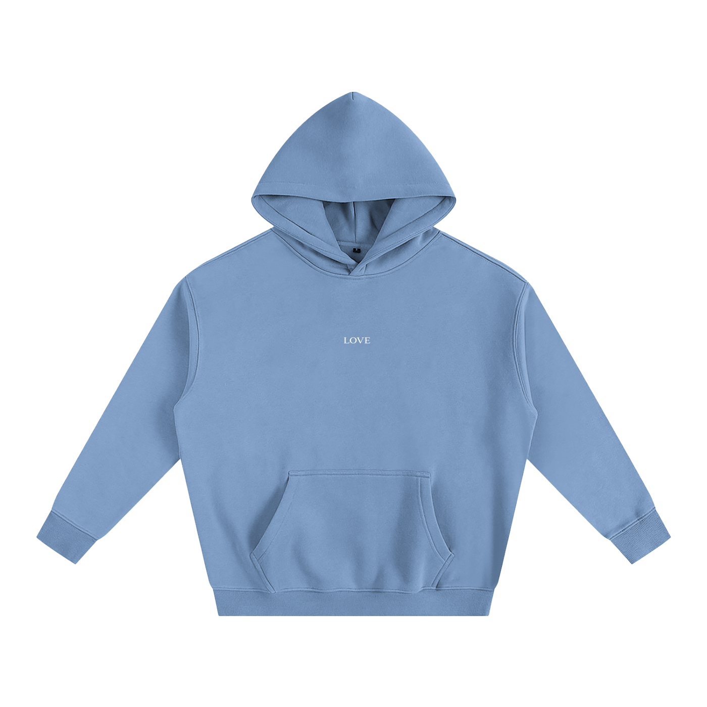 Oversized Hoodie - White Type