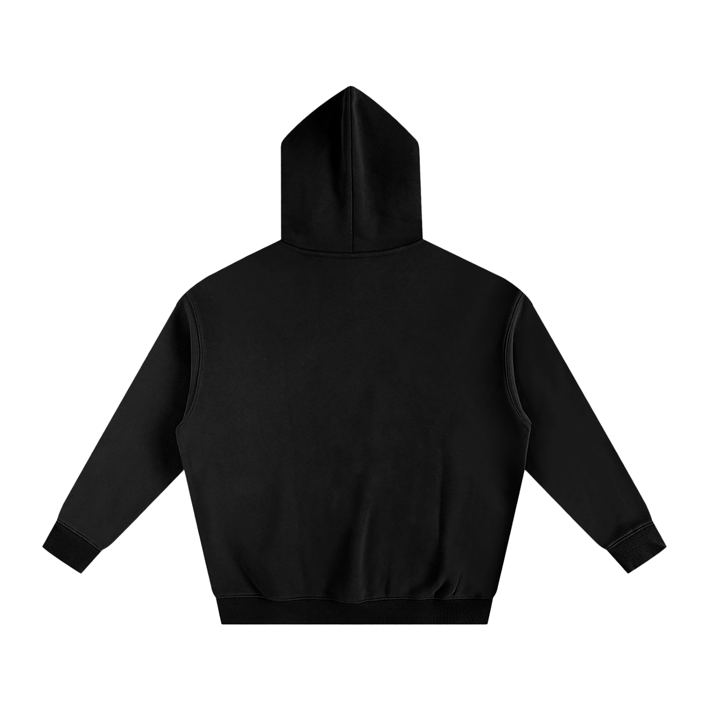 Oversized Hoodie - White Type