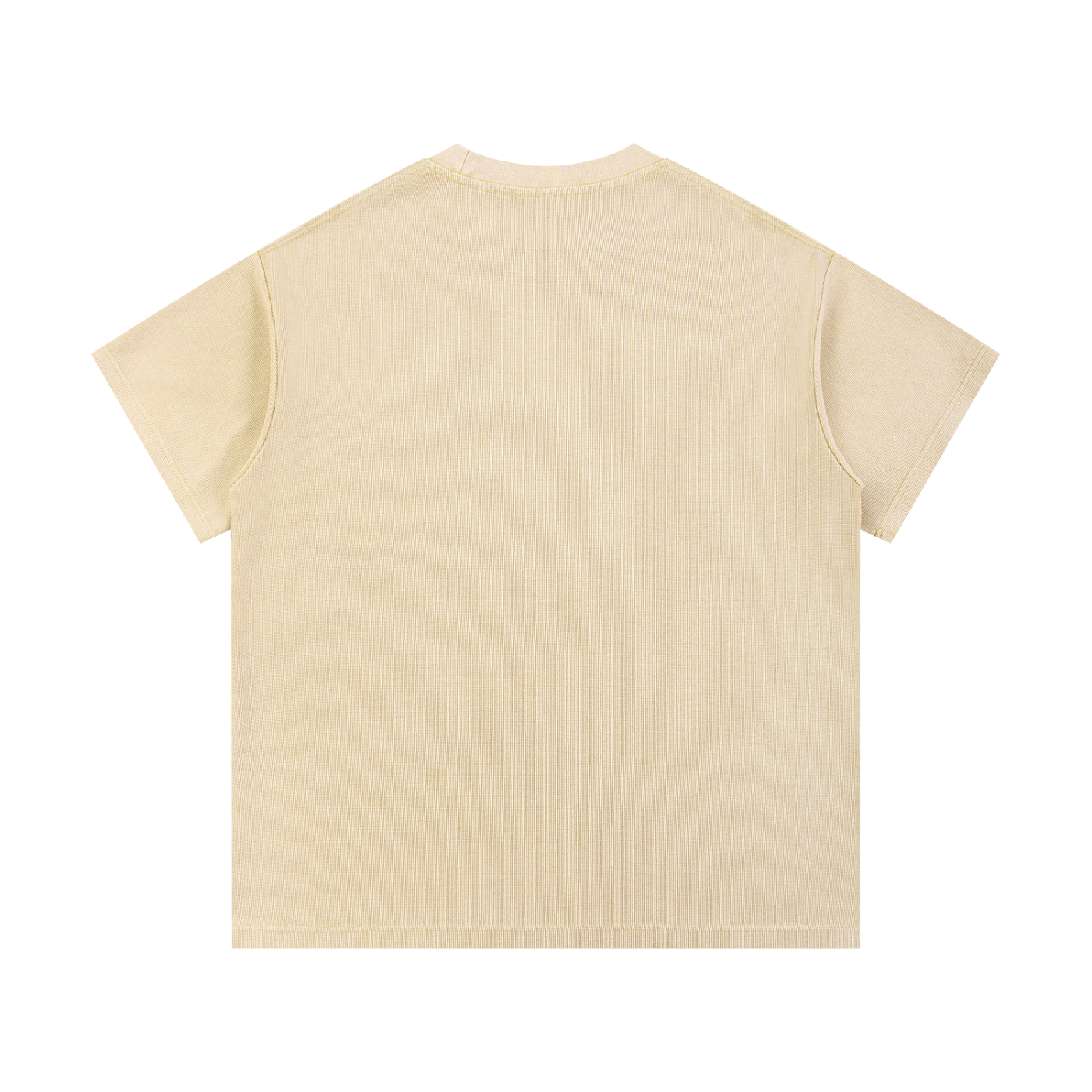 Waffle Tee - White Type
