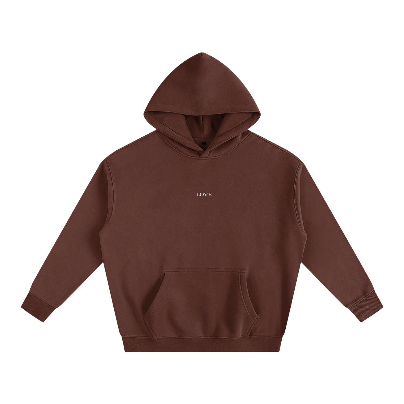 Oversized Hoodie - White Type