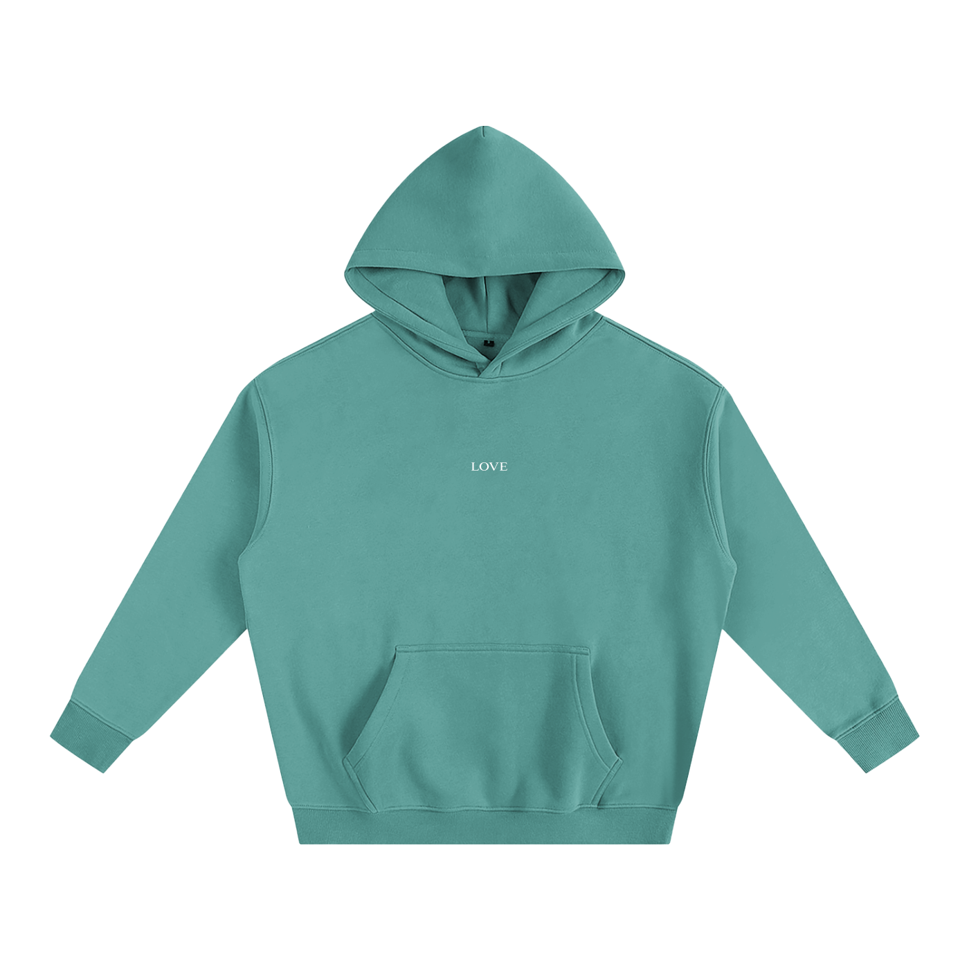 Oversized Hoodie - White Type