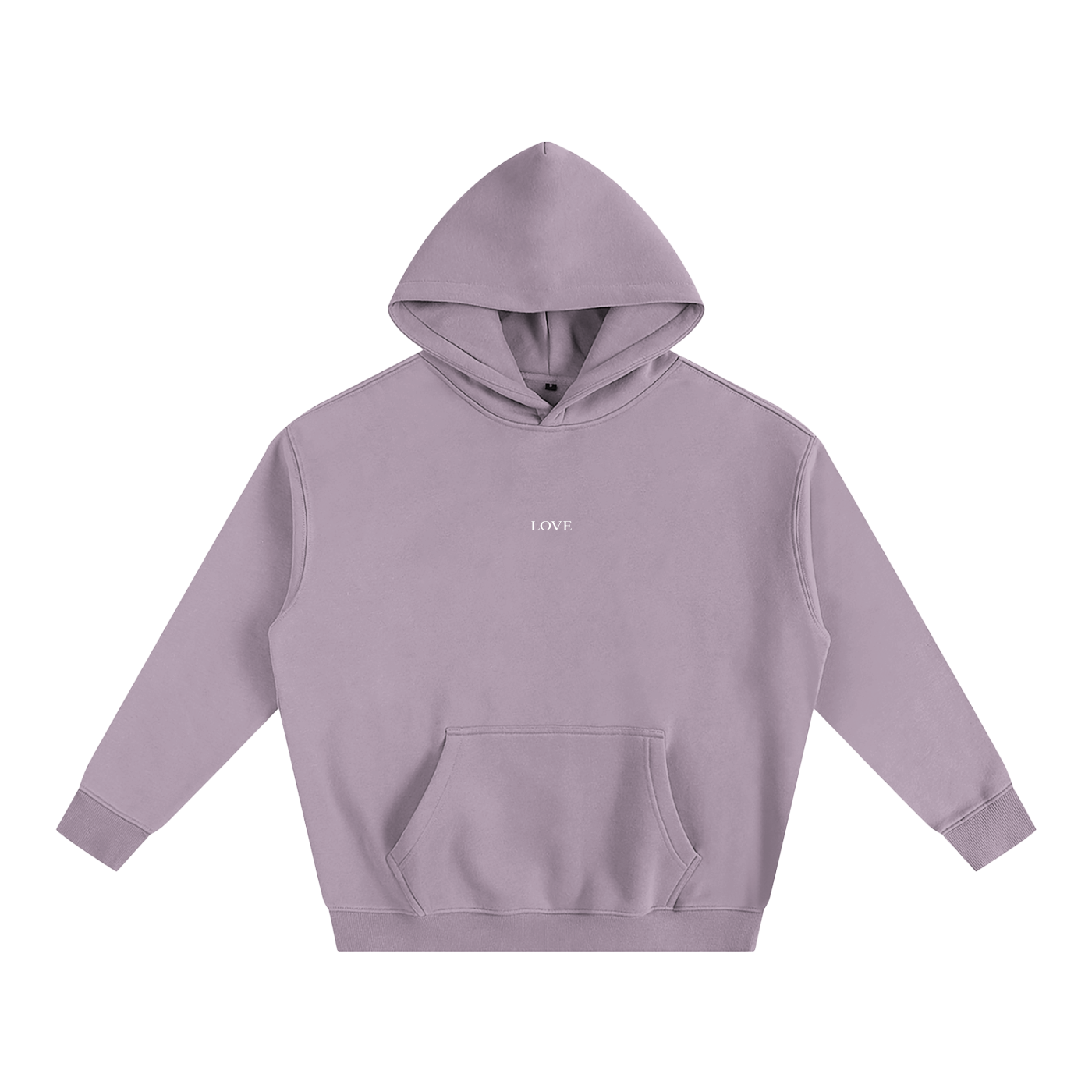 Oversized Hoodie - White Type