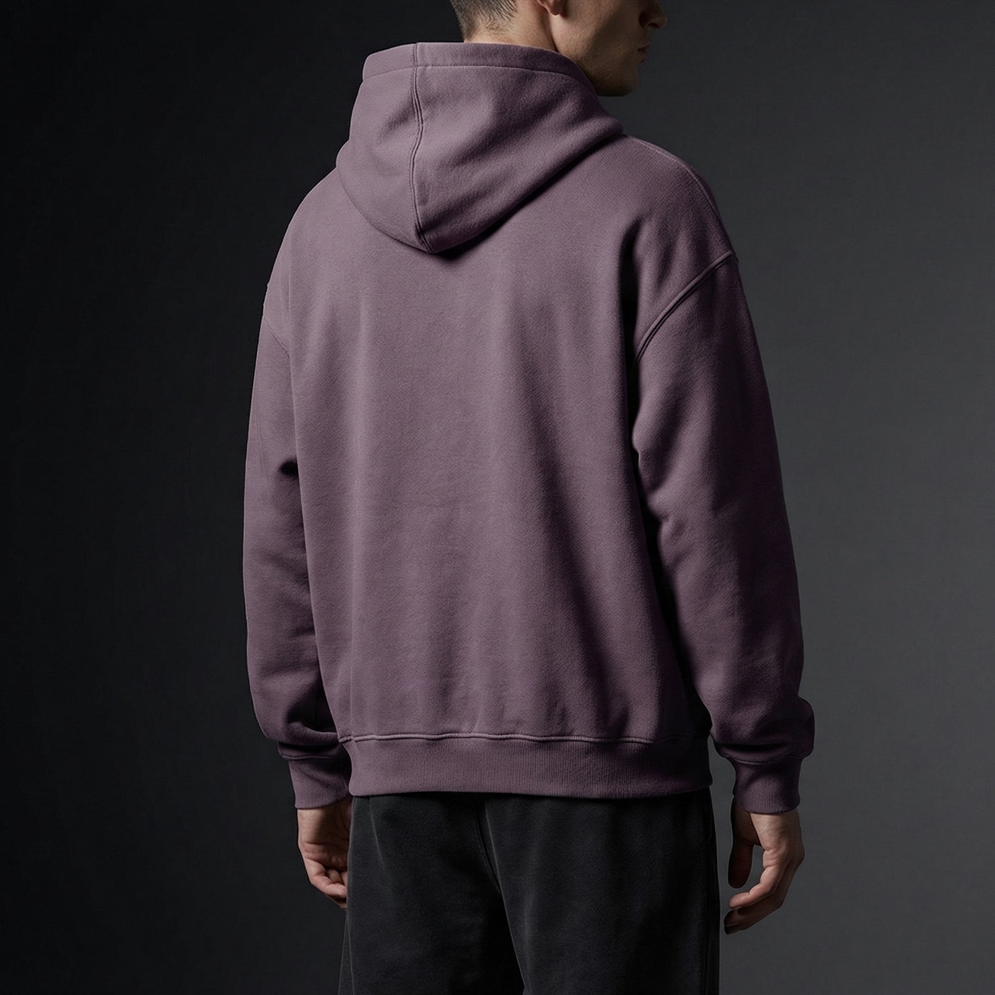 Oversized Hoodie - White Type