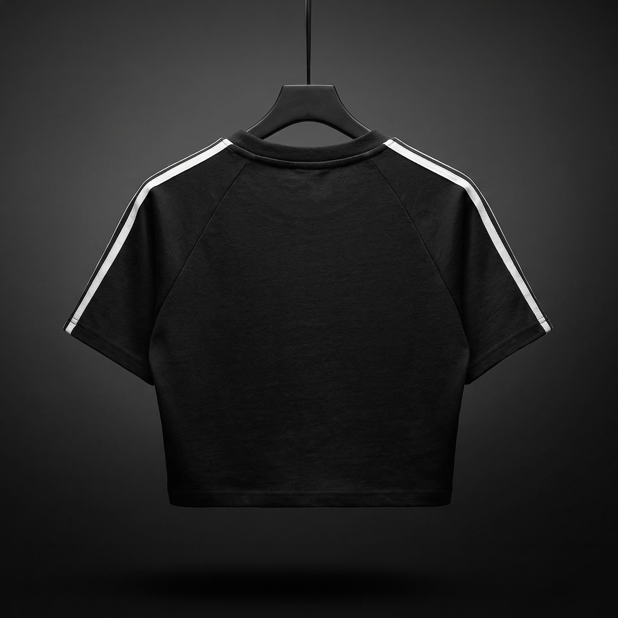Taped Crop Top - White Type