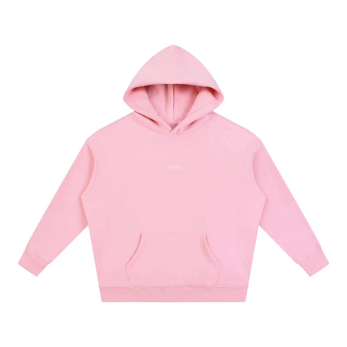 Oversized Hoodie - White Type