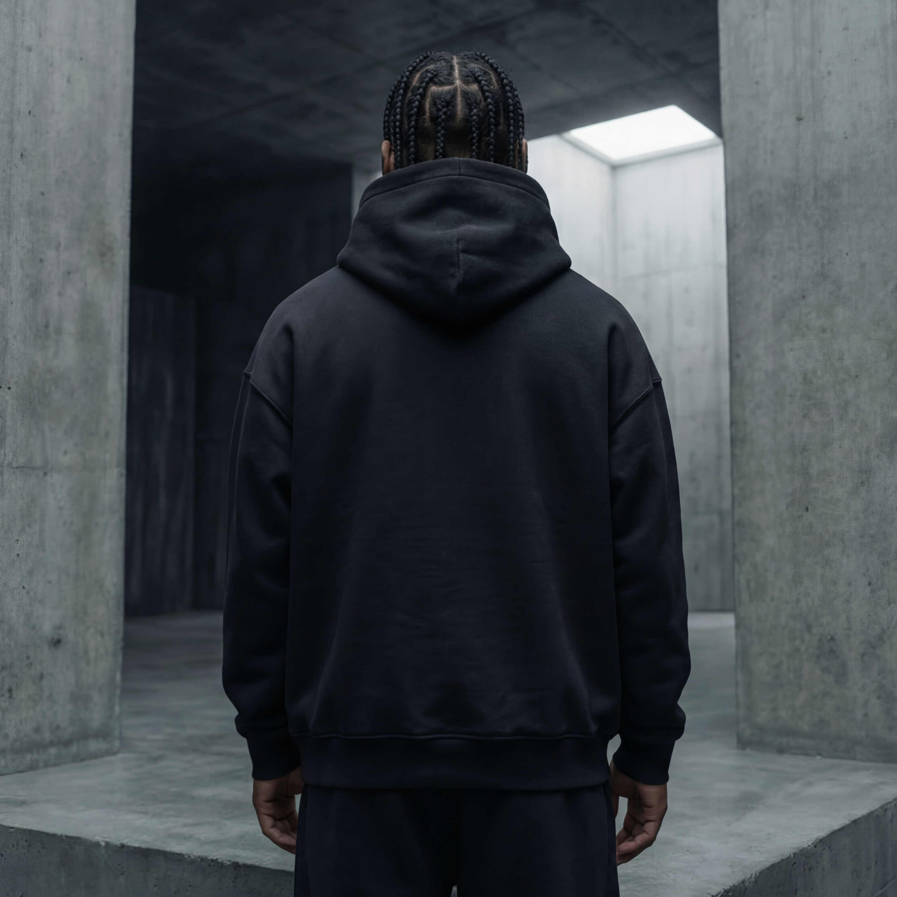 Oversized Hoodie - Black Type